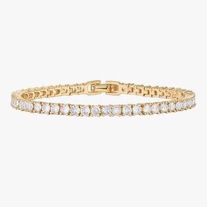 14k Gold Plated Tennis Bracelet